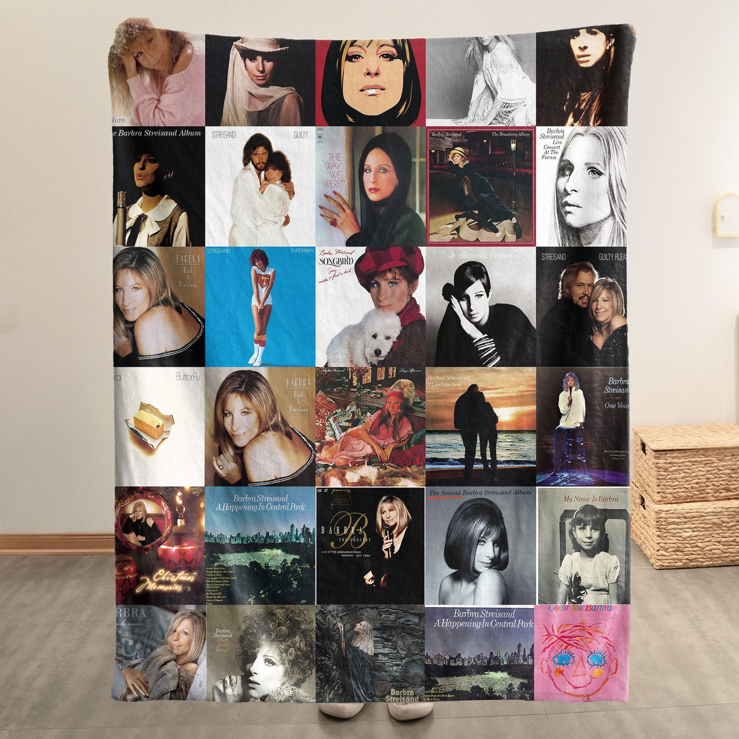 Barbra Streisand Sherpa Blanket – A Warm Tribute to a Timeless Icon