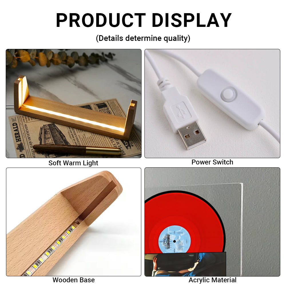 Scorpions Lovedrive Acrylic Light – Vinyl Record Display Lamp