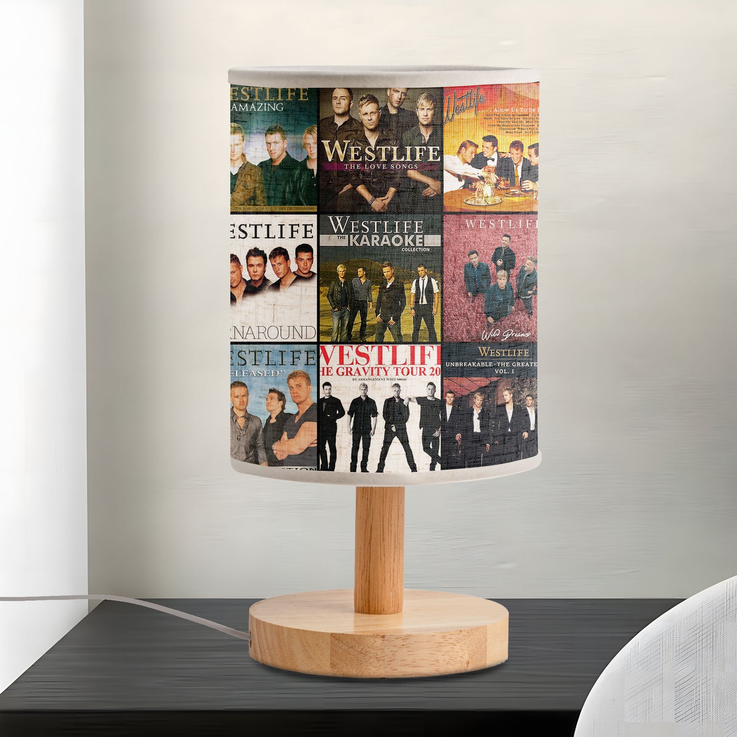 🌅 Westlife Album Art Lamp – Harmony & Heart in Every Glow