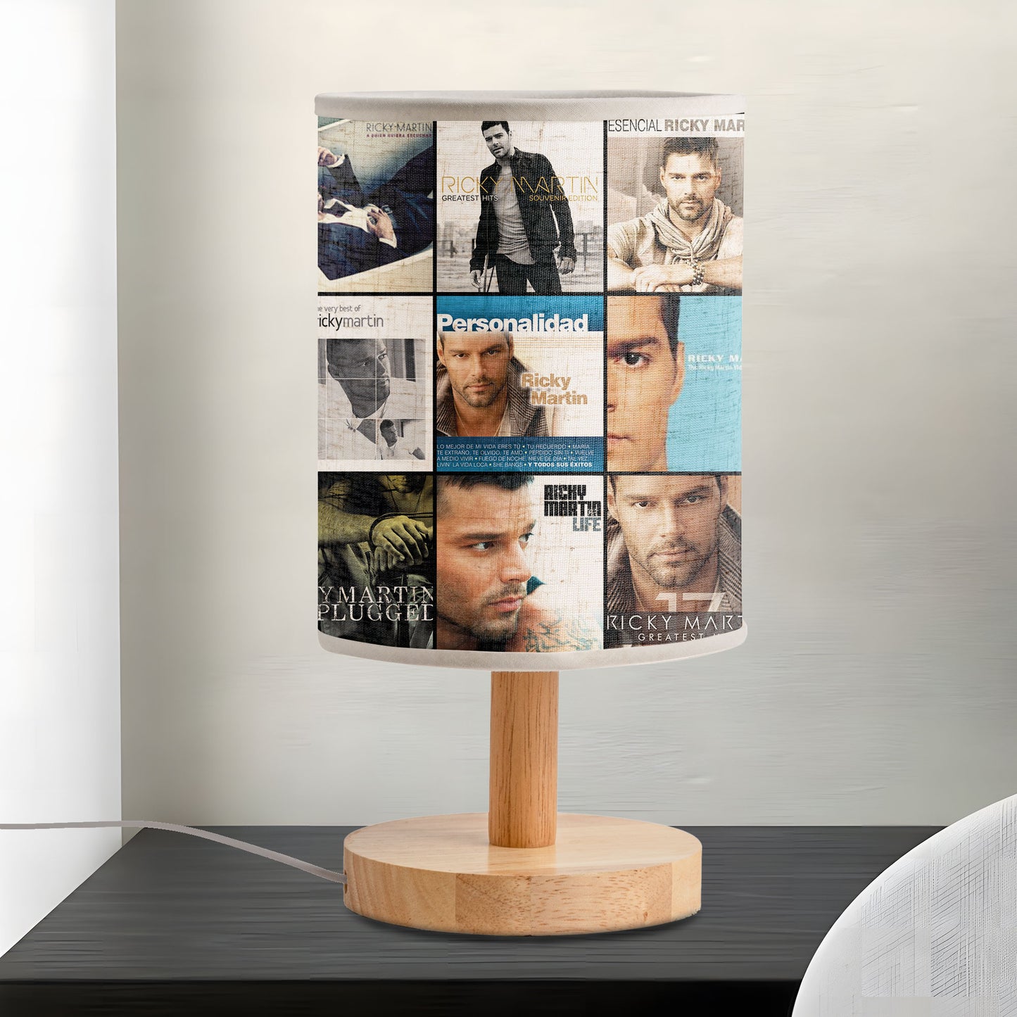 Ricky Martin Album Cover Lamp – Latin Pop Nostalgia Lighting