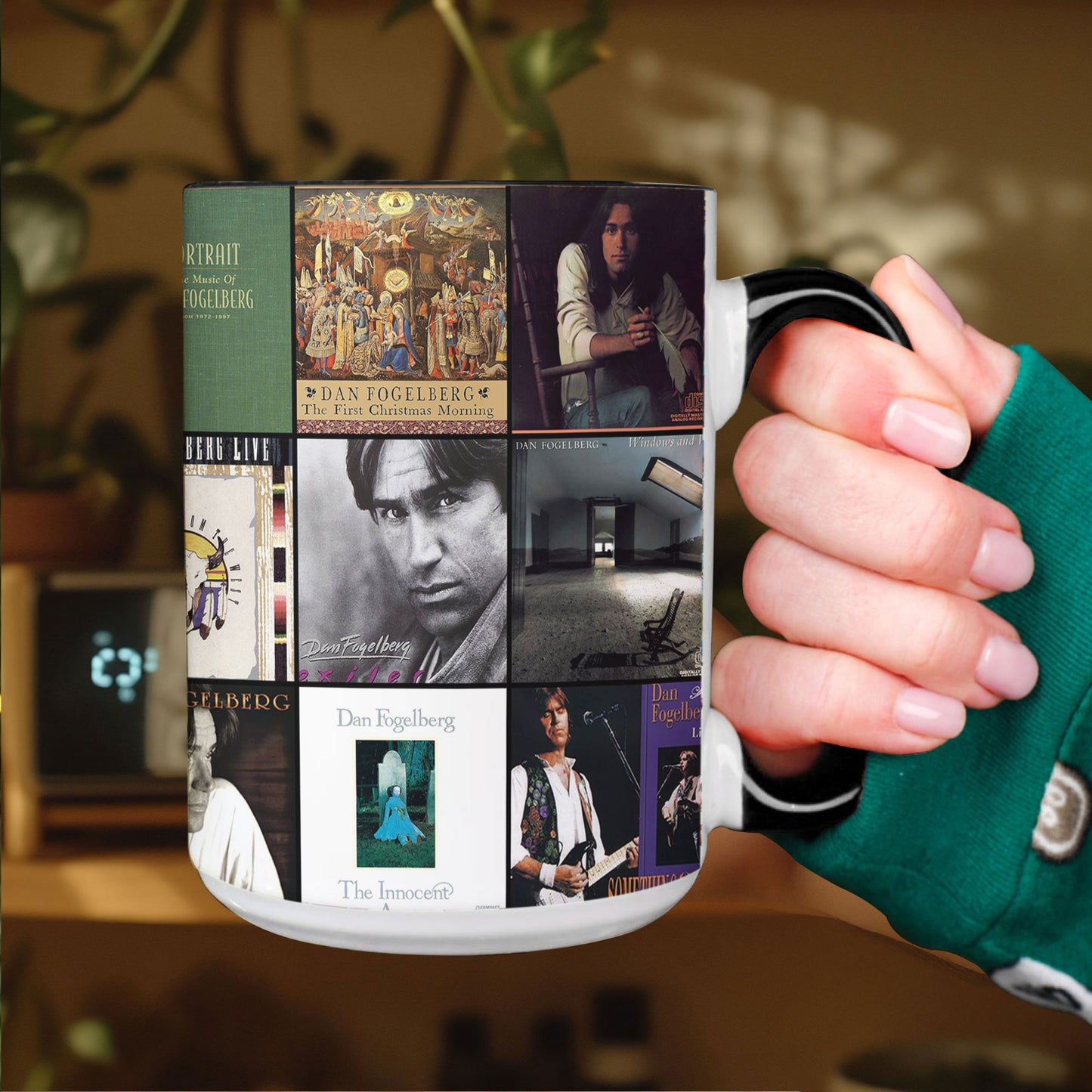 Dan Fogelberg Accent Mug – Classic Album Cover Collage Gift