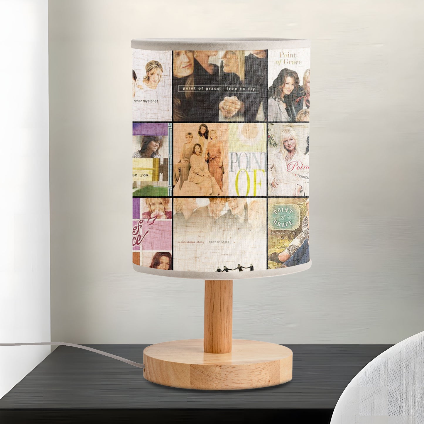 Point of Grace Album Art Table Lamp – Inspirational Christian Music Decorative Light
