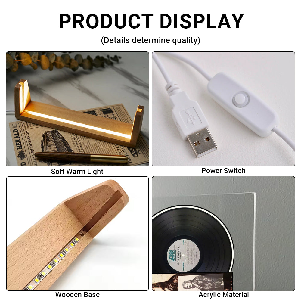 Foreigner Debut Album Acrylic Light