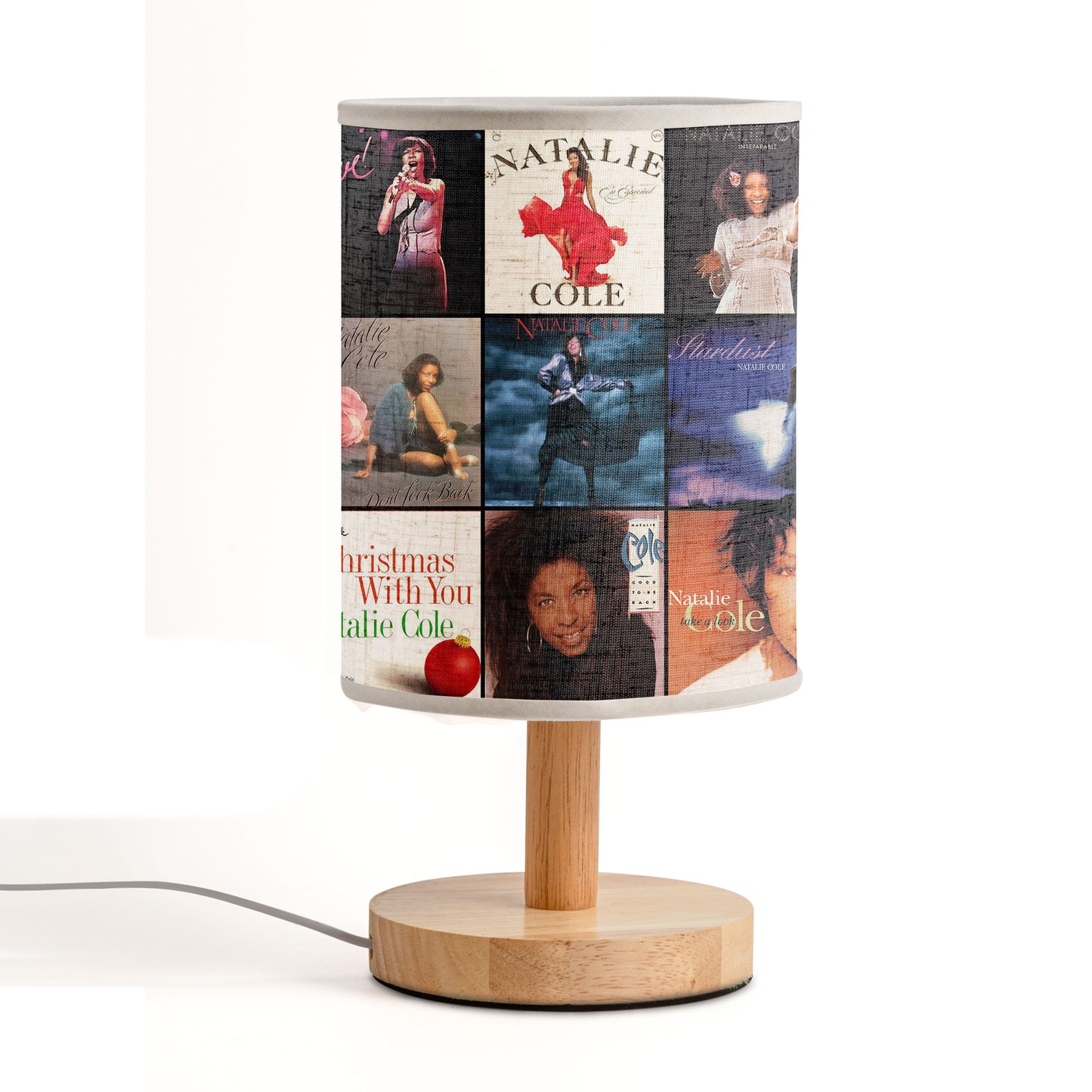 Natalie Cole Album Art Table Lamp – Soul & Jazz Legend Decorative Light