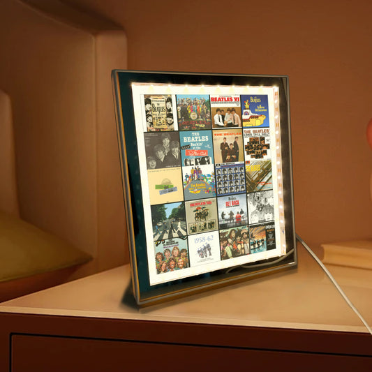 The Beatles Acrylic Light Mirror – Dual-Mode Music Legend Gift