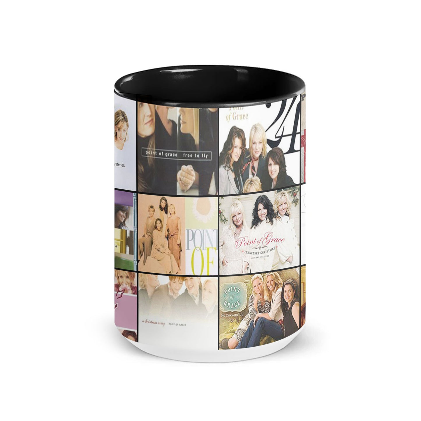 Point of Grace Accent Mug – Inspirational Album Cover Collage Gift