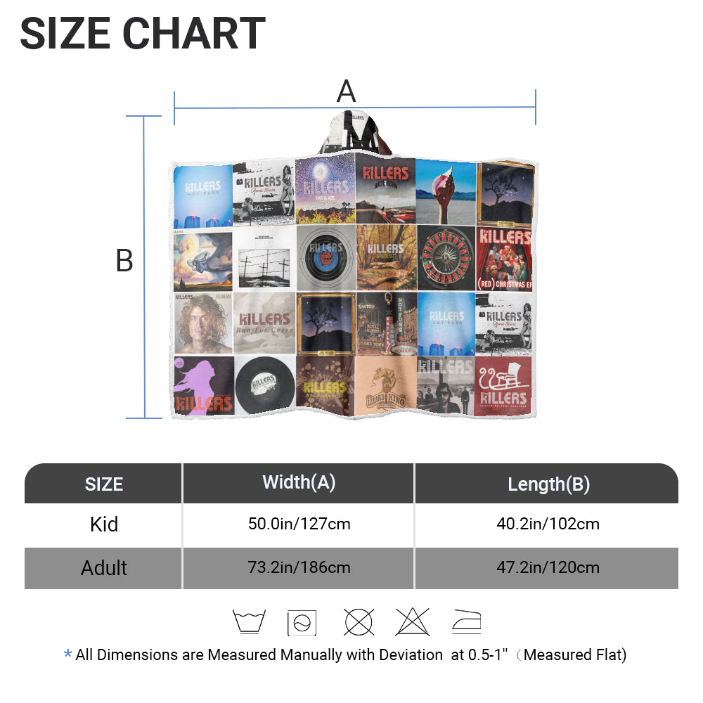 The Killers Wearable Hooded Blanket – A Warm Embrace of Indie Rock Memories