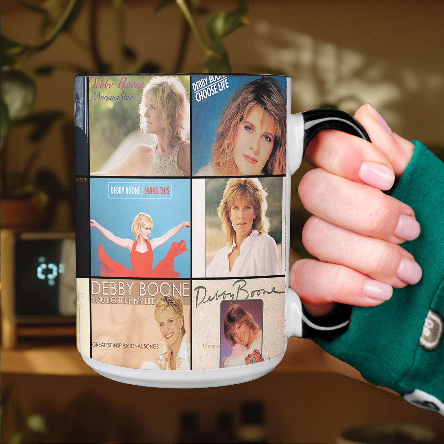 Debby Boone Accent Mug – Classic Album Cover Collage Gift