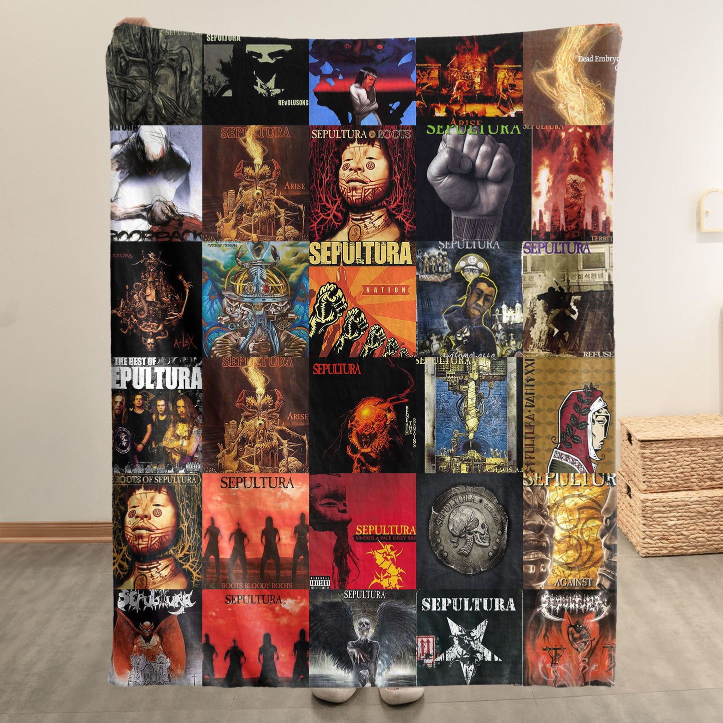 Sepultura Sherpa Blanket – A Heavy Metal Legacy You Can Feel