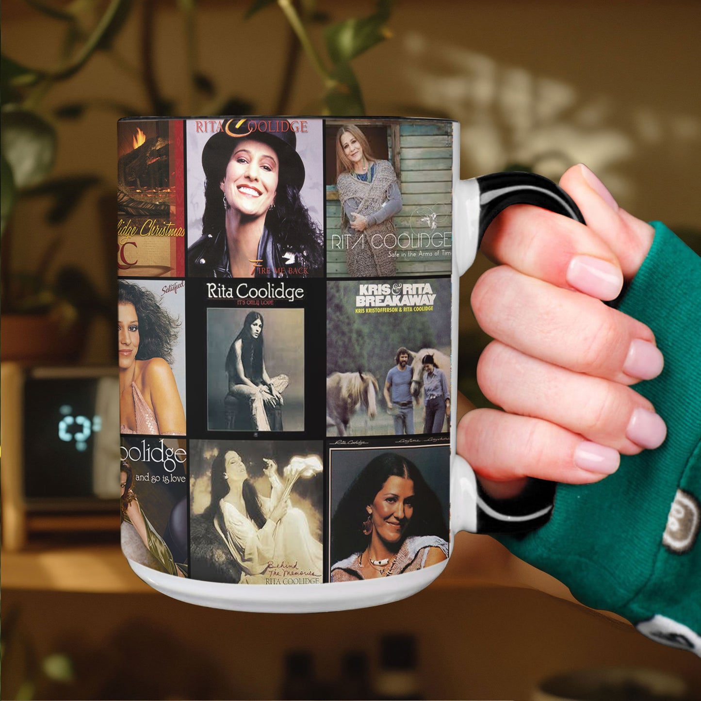 Rita Coolidge Accent Mug – Classic Album Collage Tribute