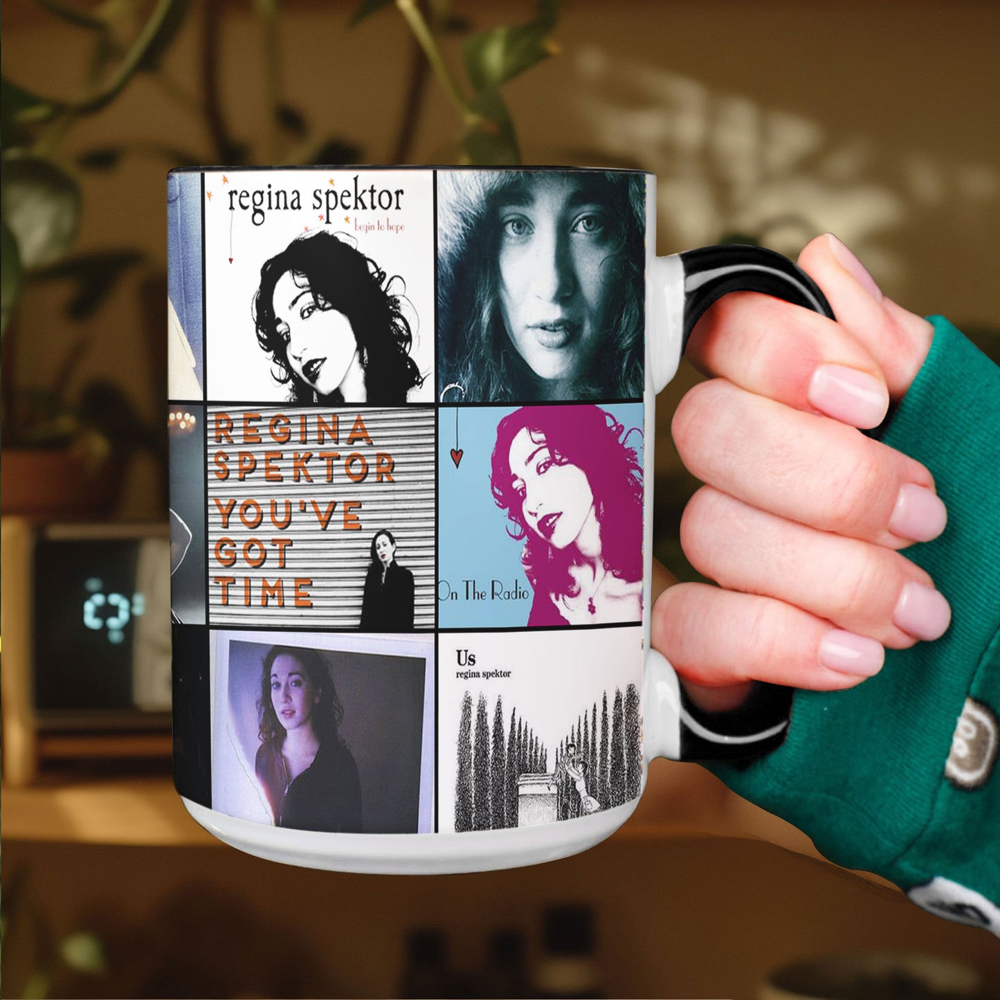 Regina Spektor Accent Mug – Indie Icon Album Cover Collage Gift