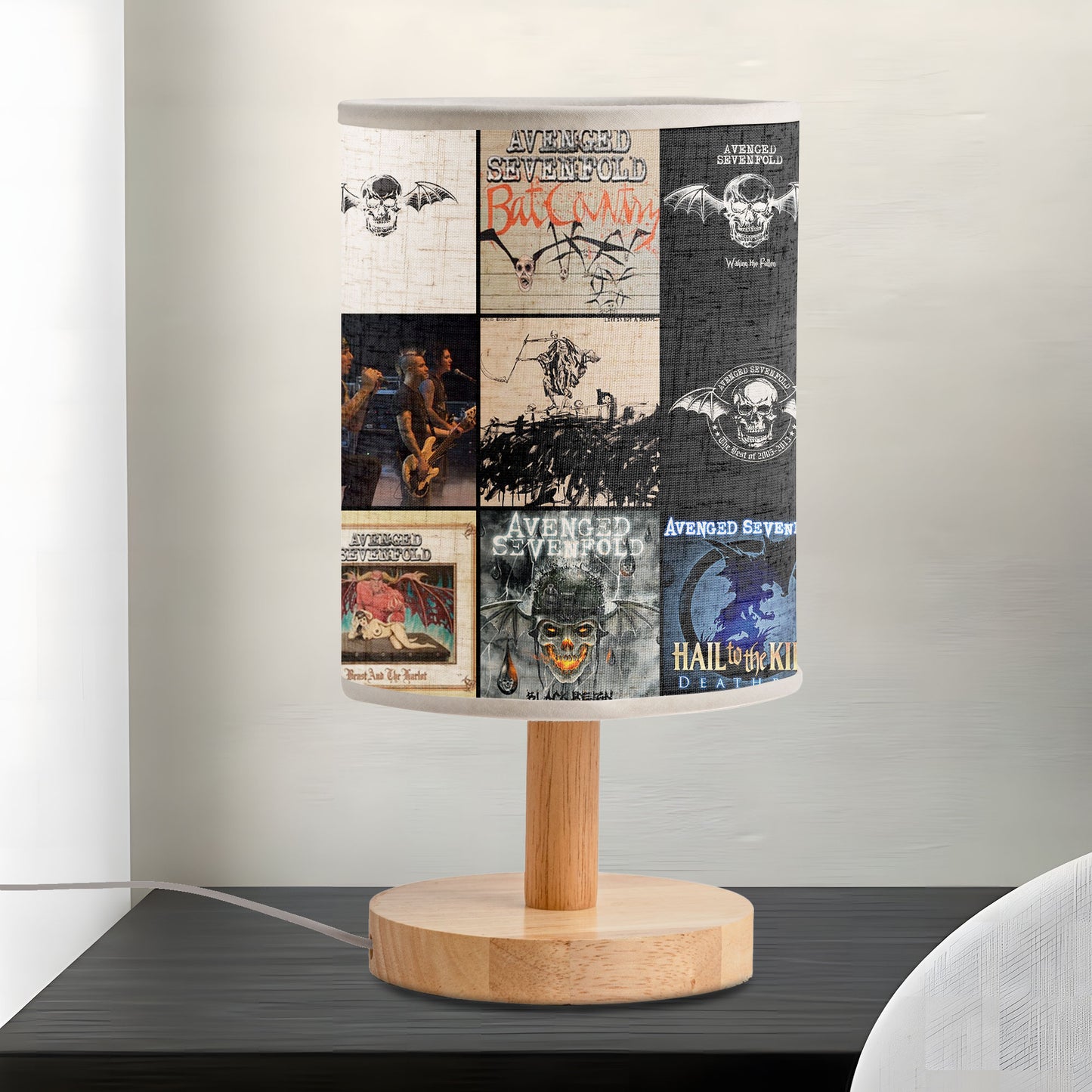 Avenged Sevenfold Fabric Lamp – Light Up the Metal Madness