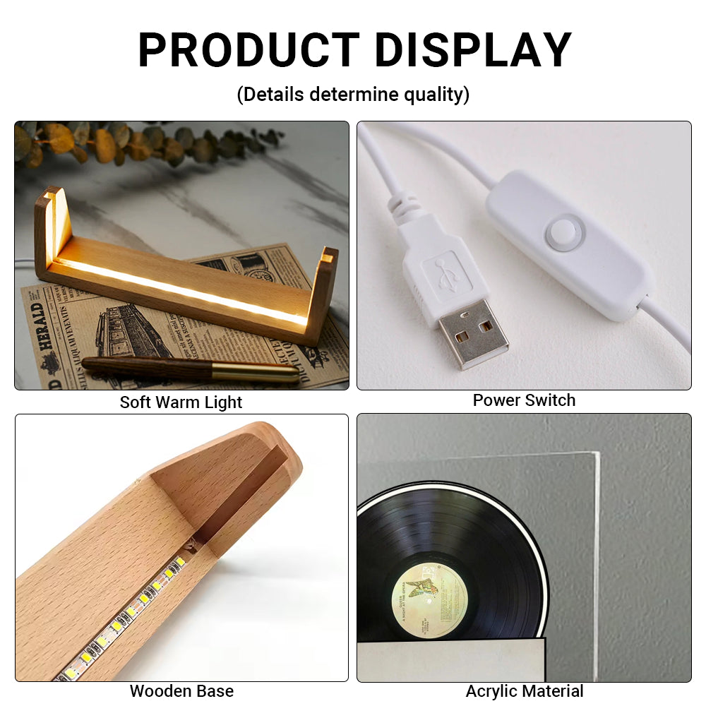 Queen A Night at the Opera Legendary Album Acrylic Light Display