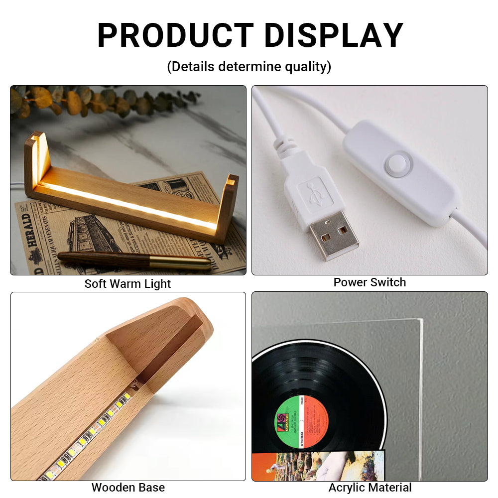 Led Zeppelin Houses of the Holy Classic Album Acrylic Light Display