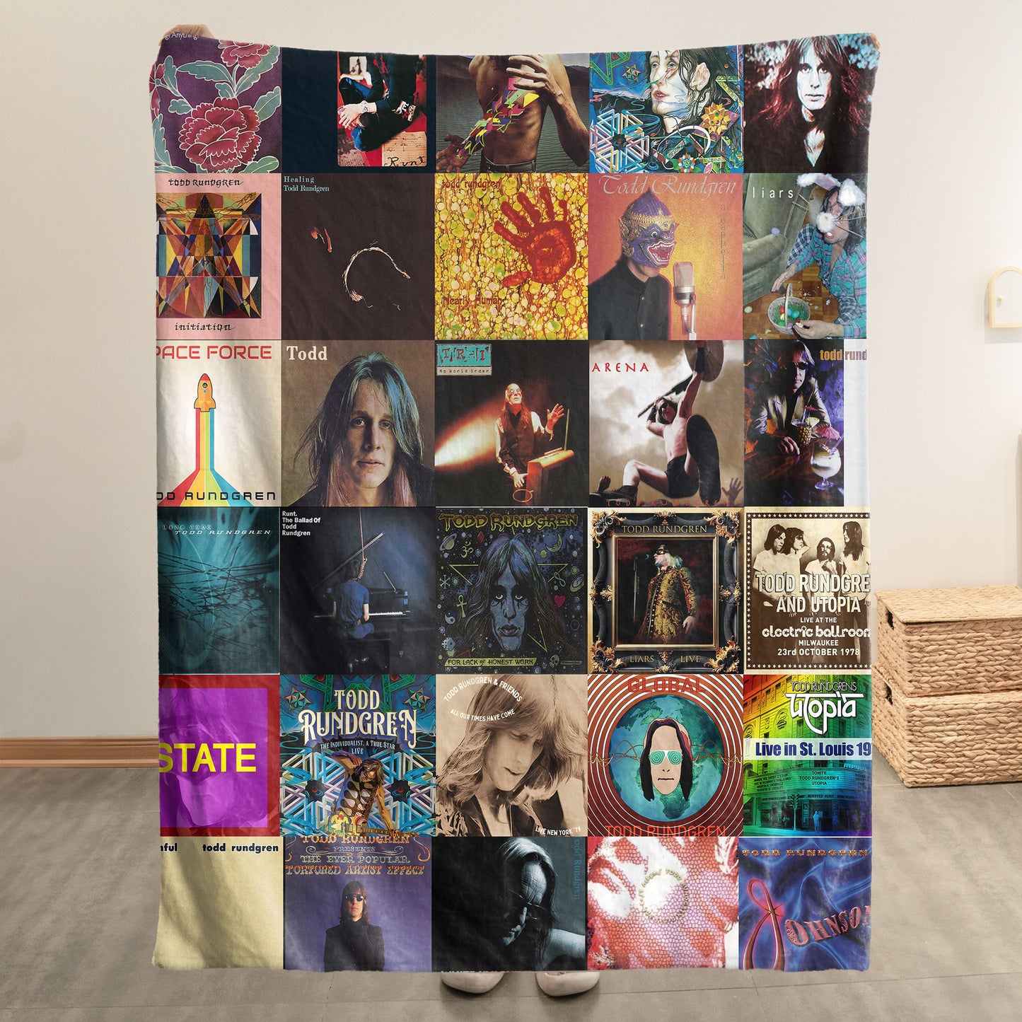 Todd Rundgren Sherpa Blanket – A Cozy Tribute to a True Visionary