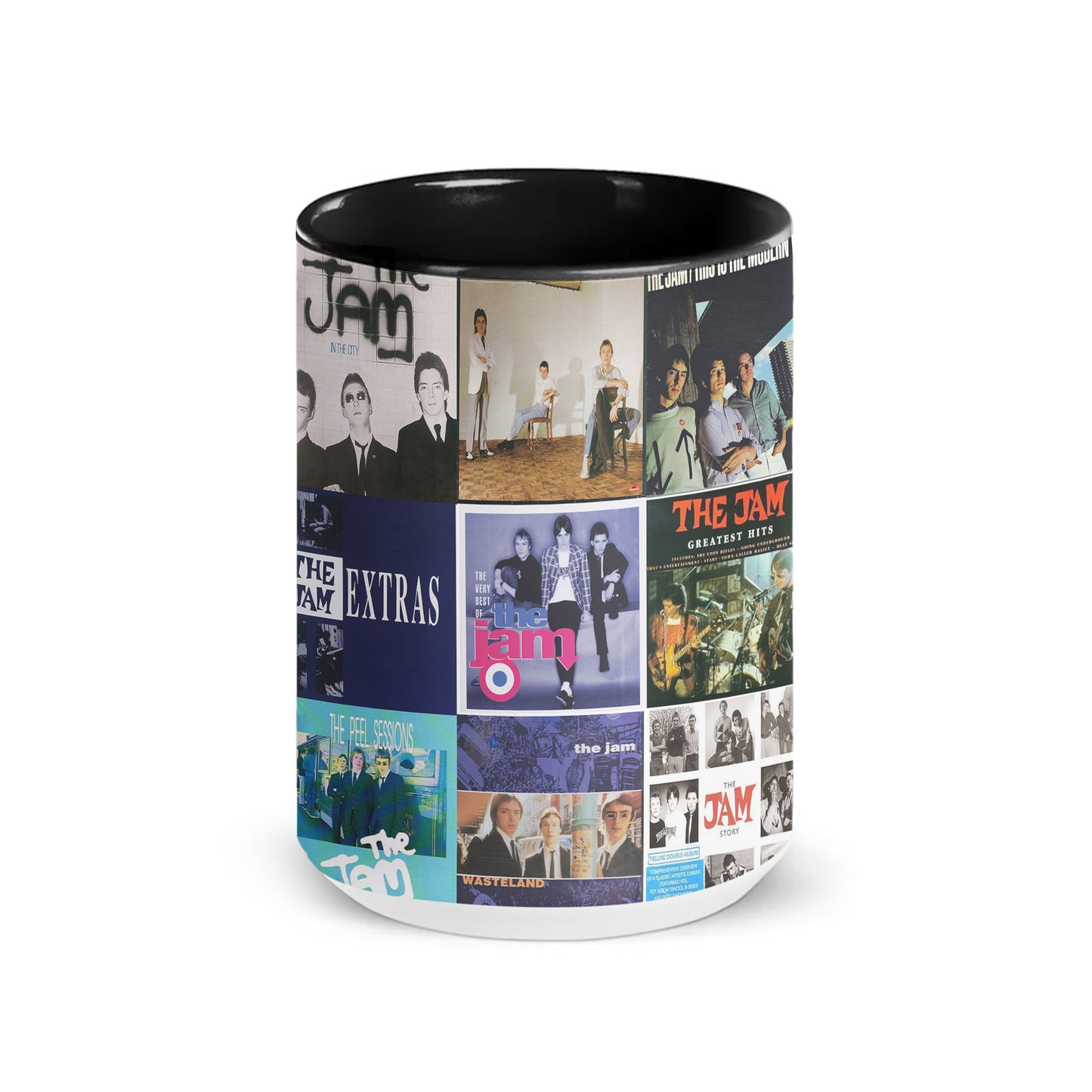 The Jam Accent Mug – Classic Album Cover Collage Gift