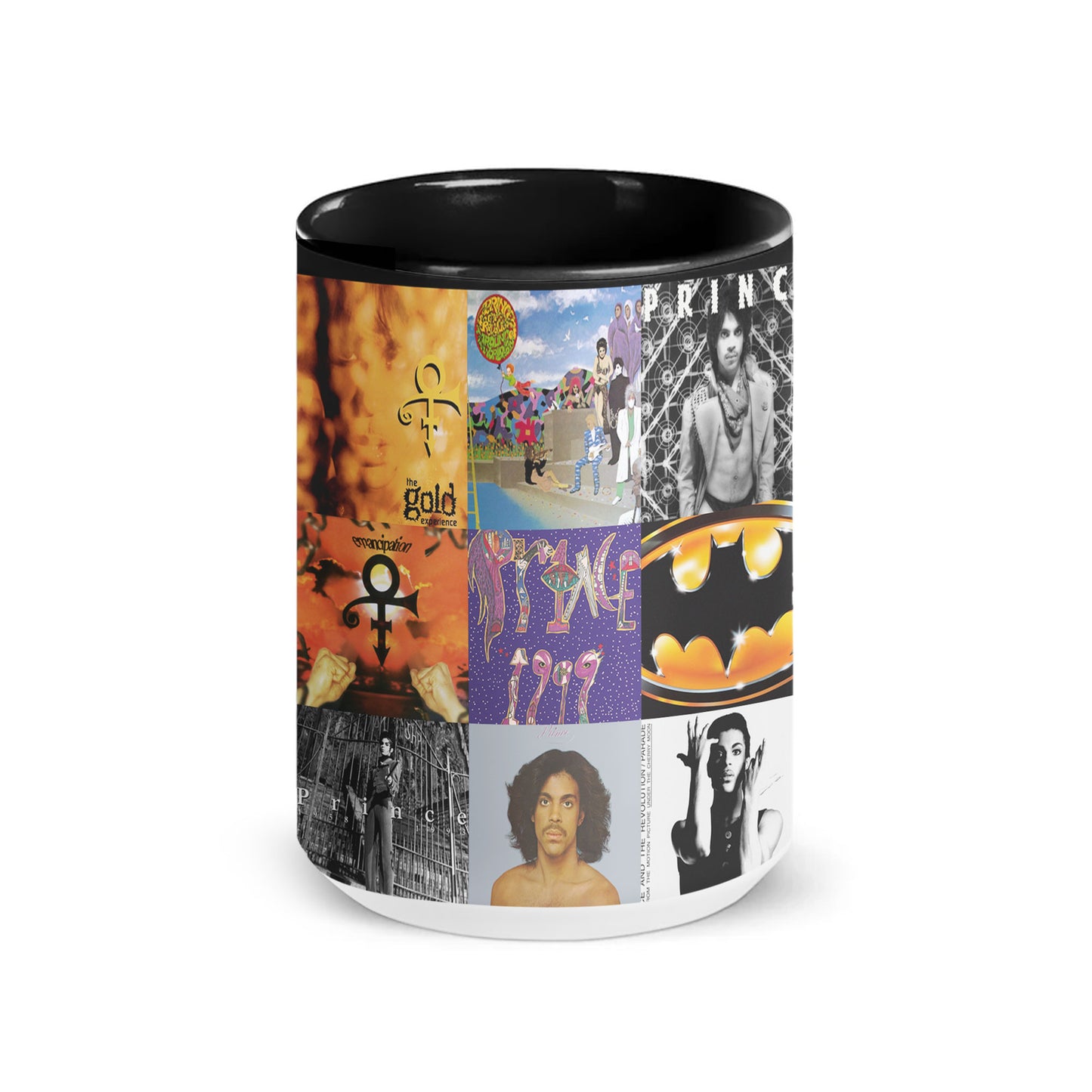 Prince Accent Mug – A Retro Celebration of Iconic Albums