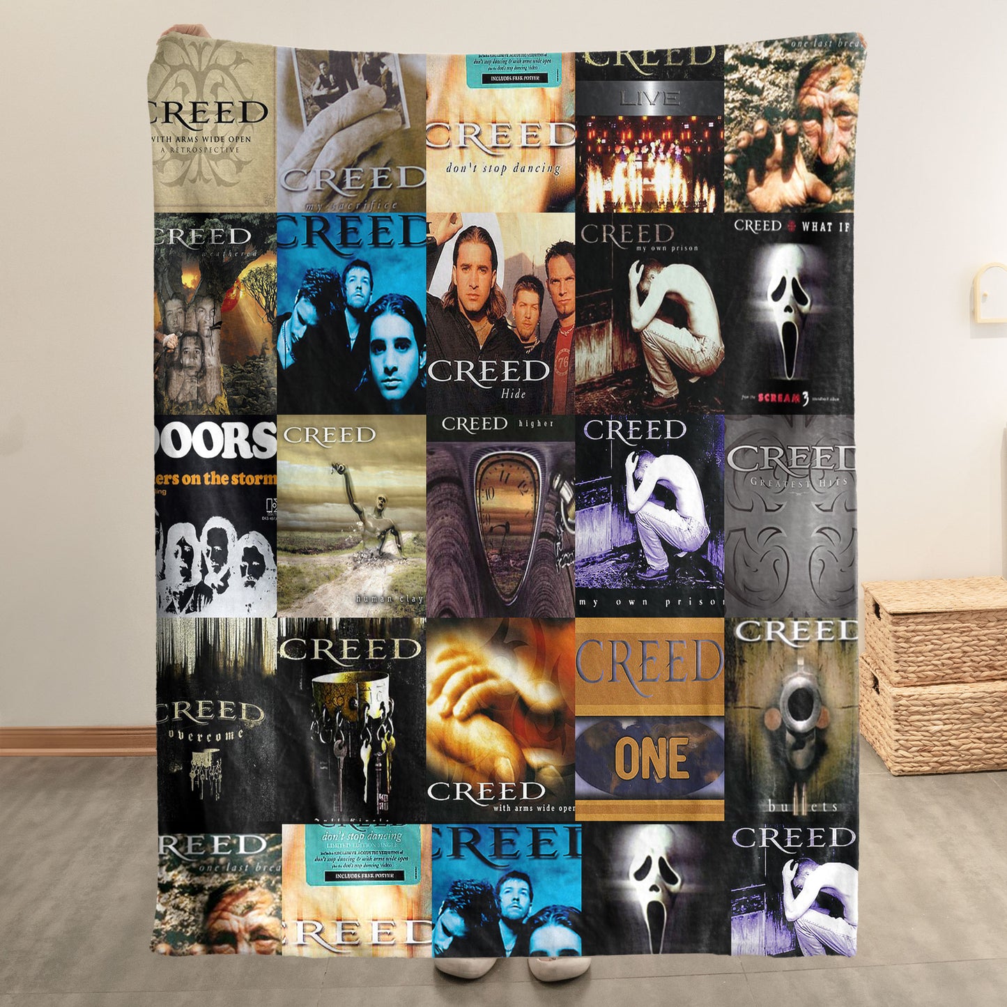 Creed Sherpa Blanket – Post-Grunge Warmth Wrapped in Iconic Album Art