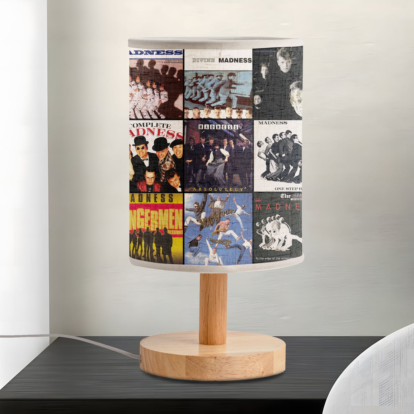 Madness Fabric Lamp – Ska Energy Meets Warm Glow 🎵💡