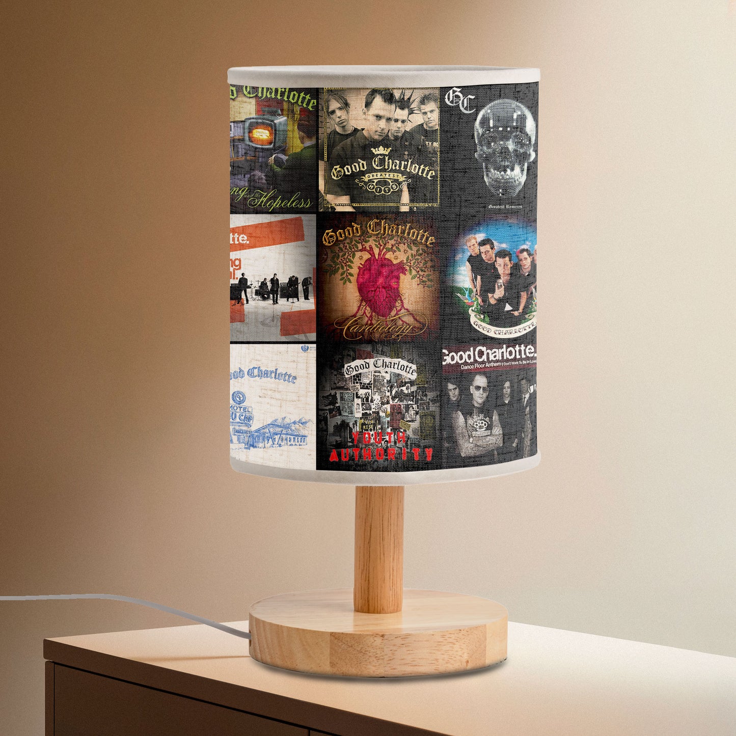 Good Charlotte Album Art Lamp – Pop Punk Rebellion & Youthful Fire