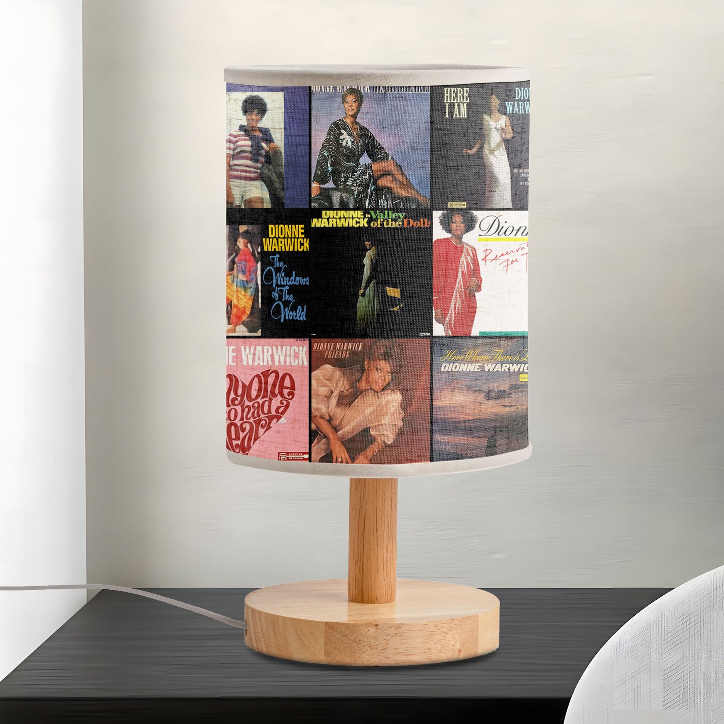 Dionne Warwick Albums Lamp – Soulful Elegance in Every Glow ✨
