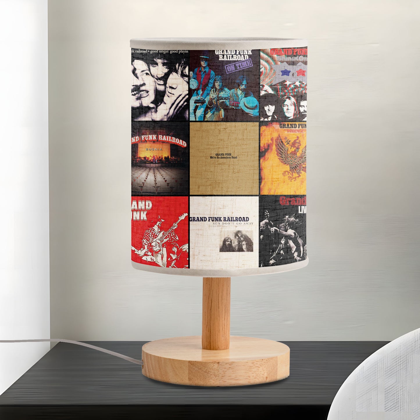 Grand Funk Railroad Fabric Lamp – Classic Rock Album Art Collection