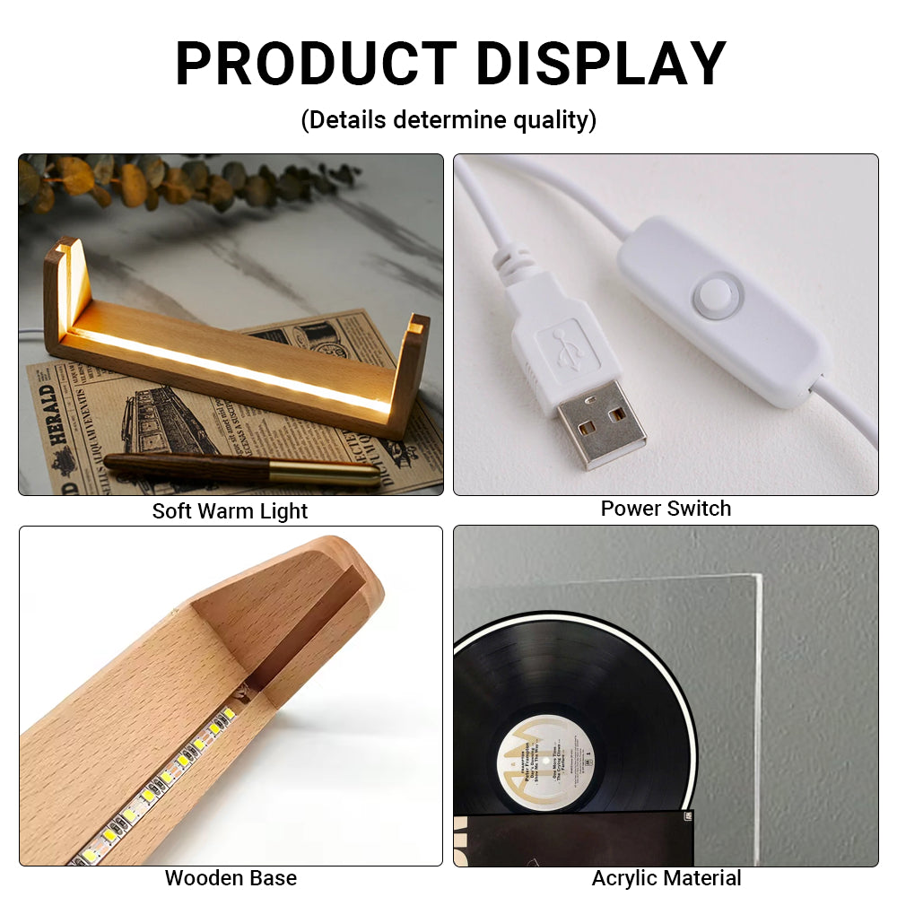 Peter Frampton Frampton Comes Alive Classic Album Acrylic Light Display