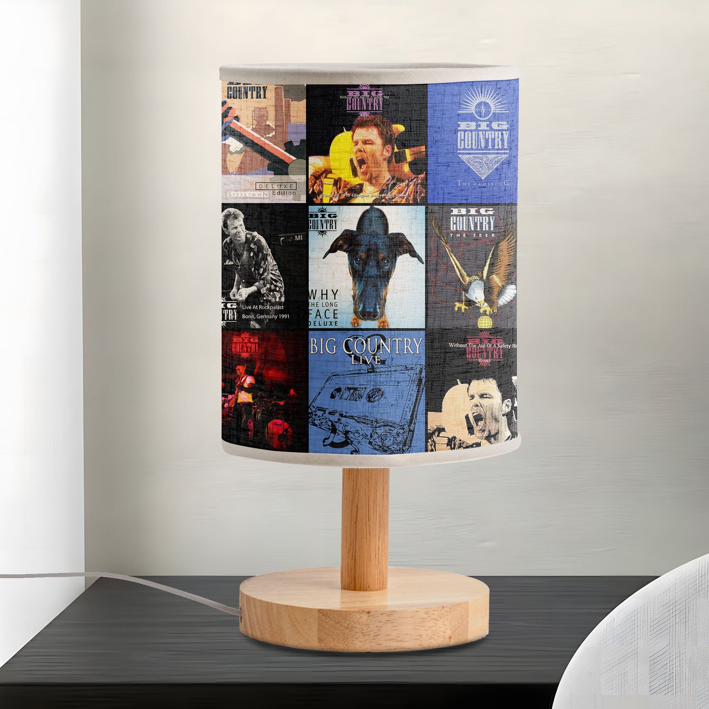 Big Country Album Cover Lamp – Classic Rock Nostalgia Home Decor