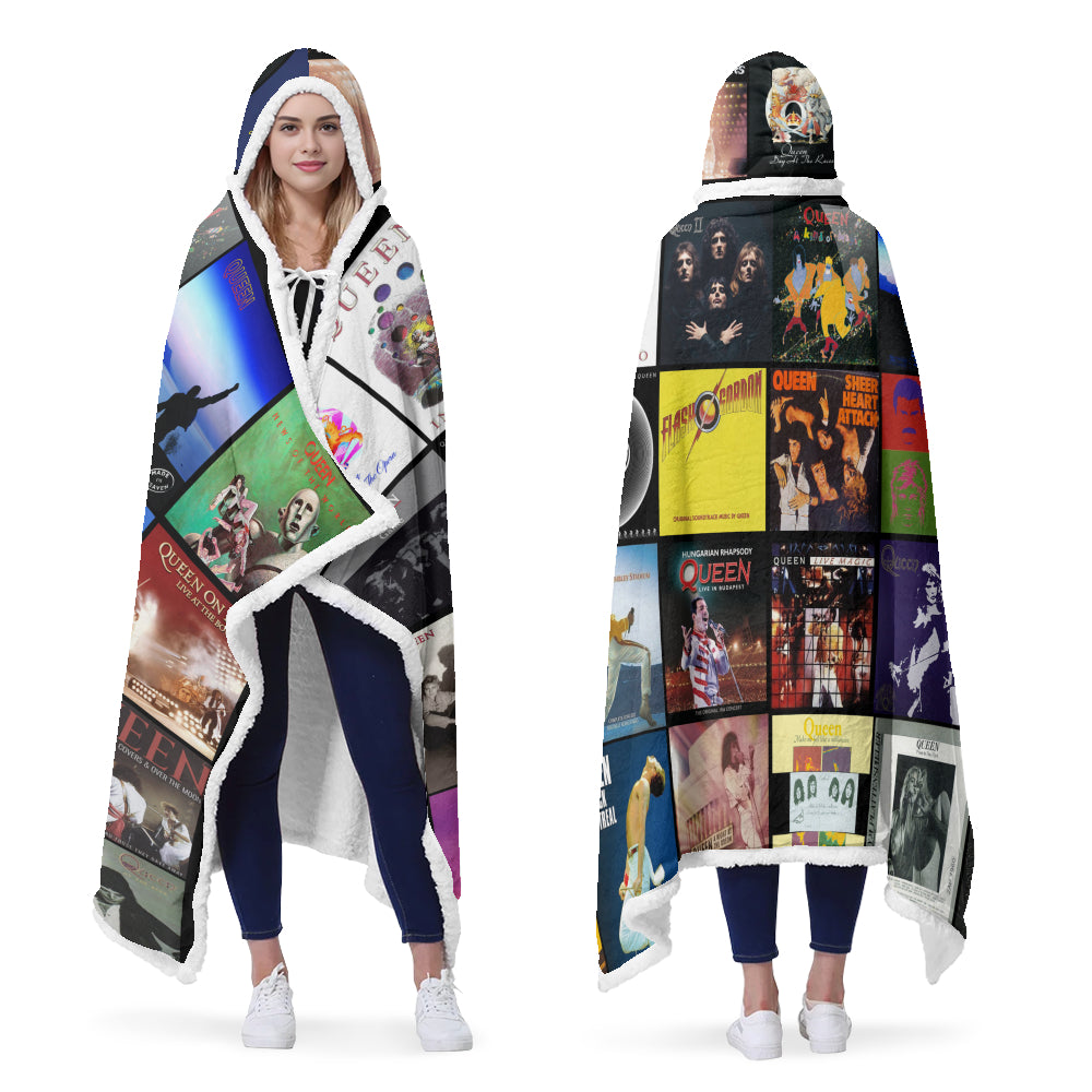 👑 Queen Wearable Hooded Blanket – The Champions’ Comfort Edition