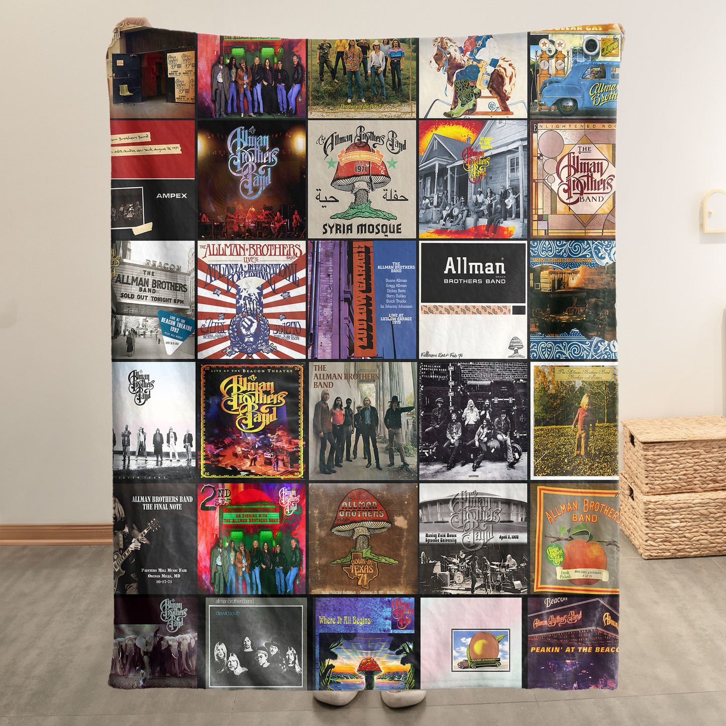 Allman Brothers Band Sherpa Blanket – A Warm Southern Rock Tribute