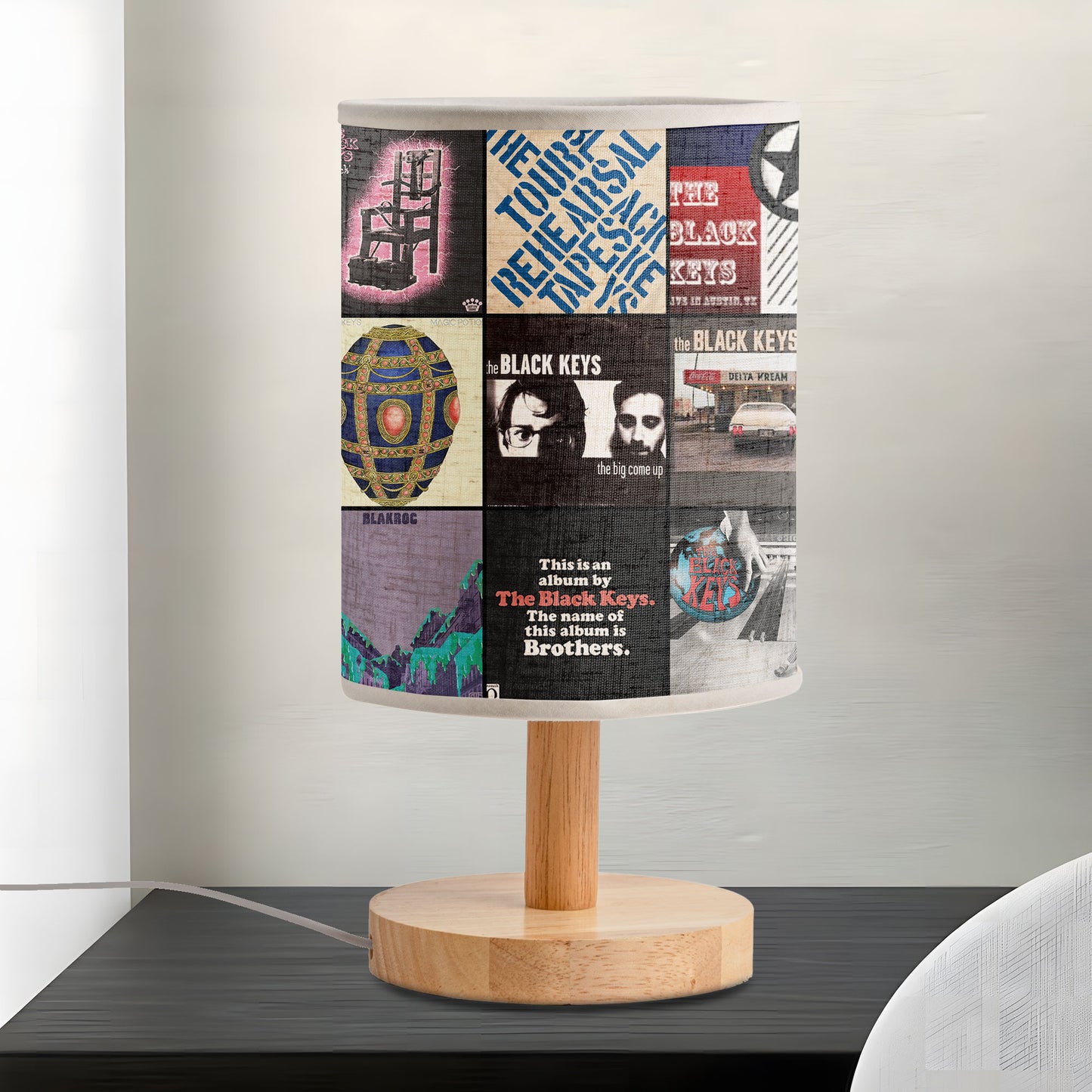 The Black Keys Fabric Lamp – Blues Rock Vibes