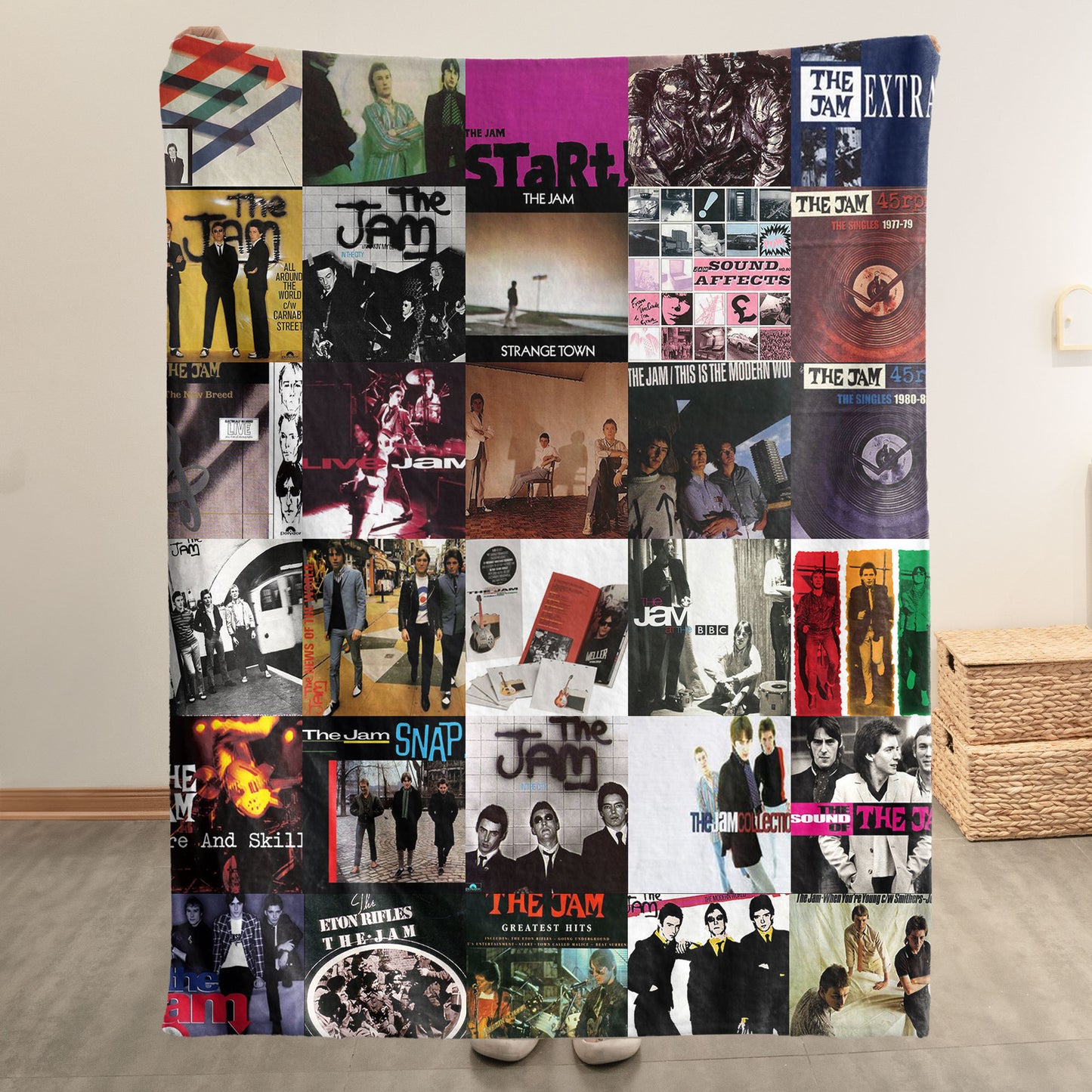 The Jam Sherpa Blanket – A Mod Revival Classic for True Fans