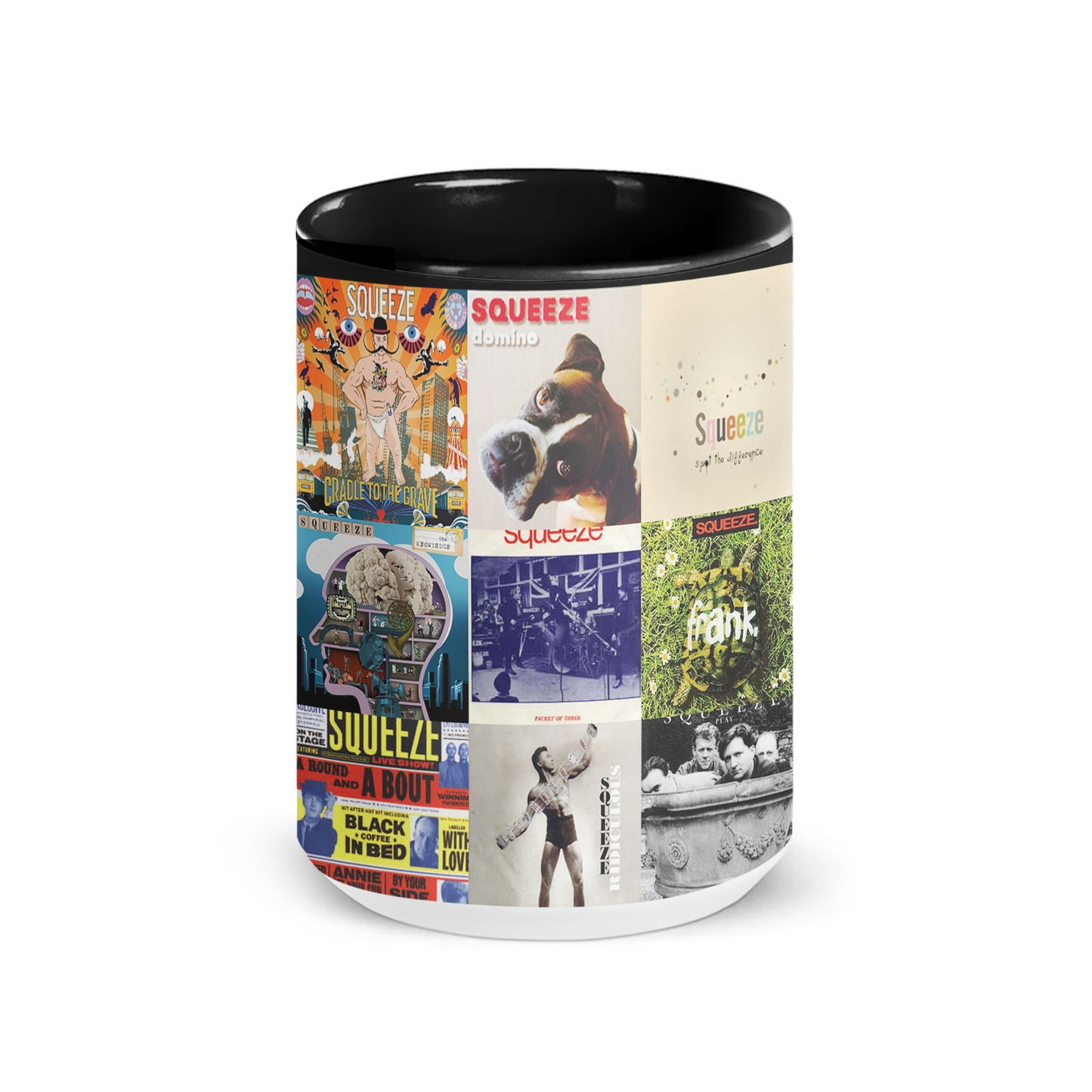 Squeeze Accent Mug – A Retro Tribute to Classic Albums
