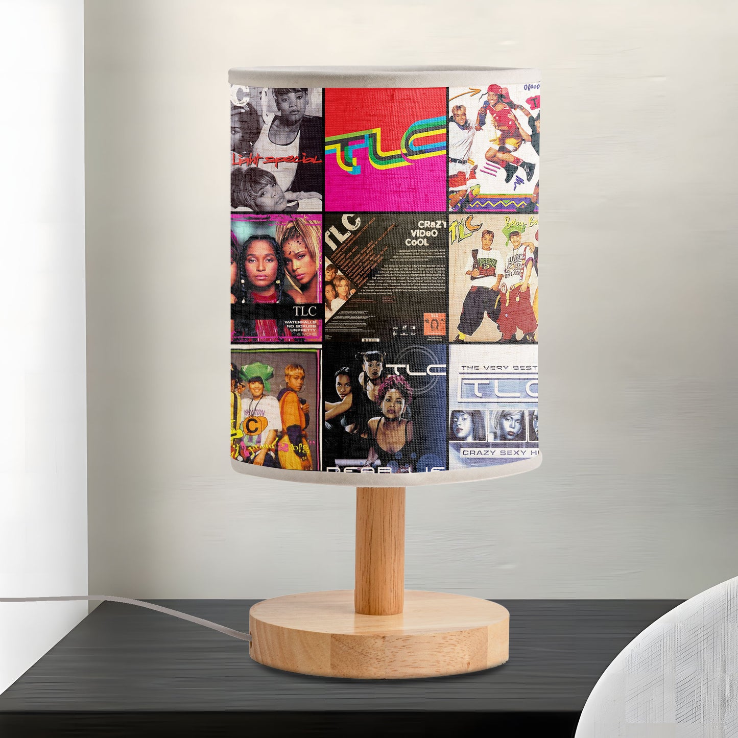 TLC Album Cover Lamp – ’90s R&B Nostalgia Home Decor