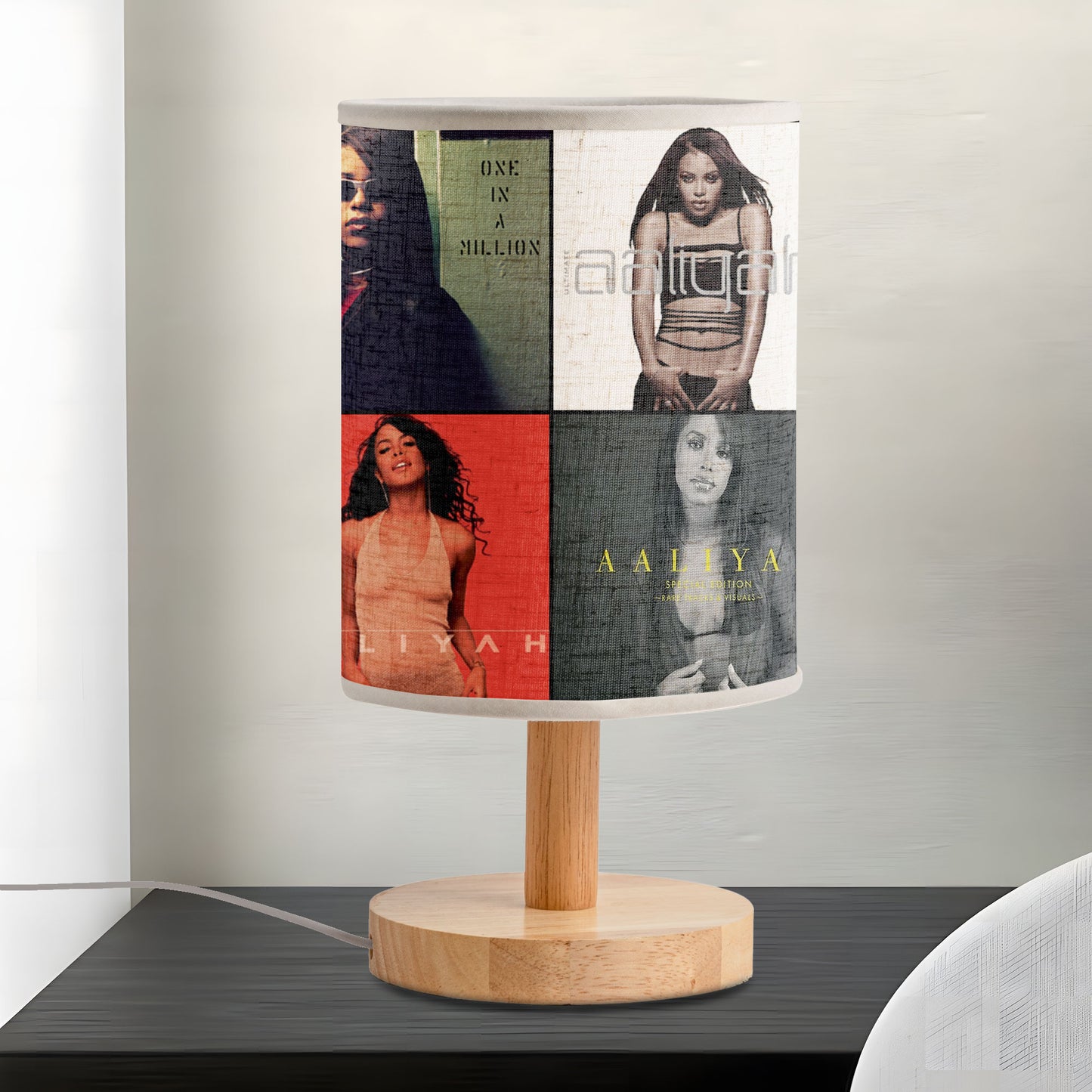Aaliyah Album Art Table Lamp – R&B Legend Decorative Light