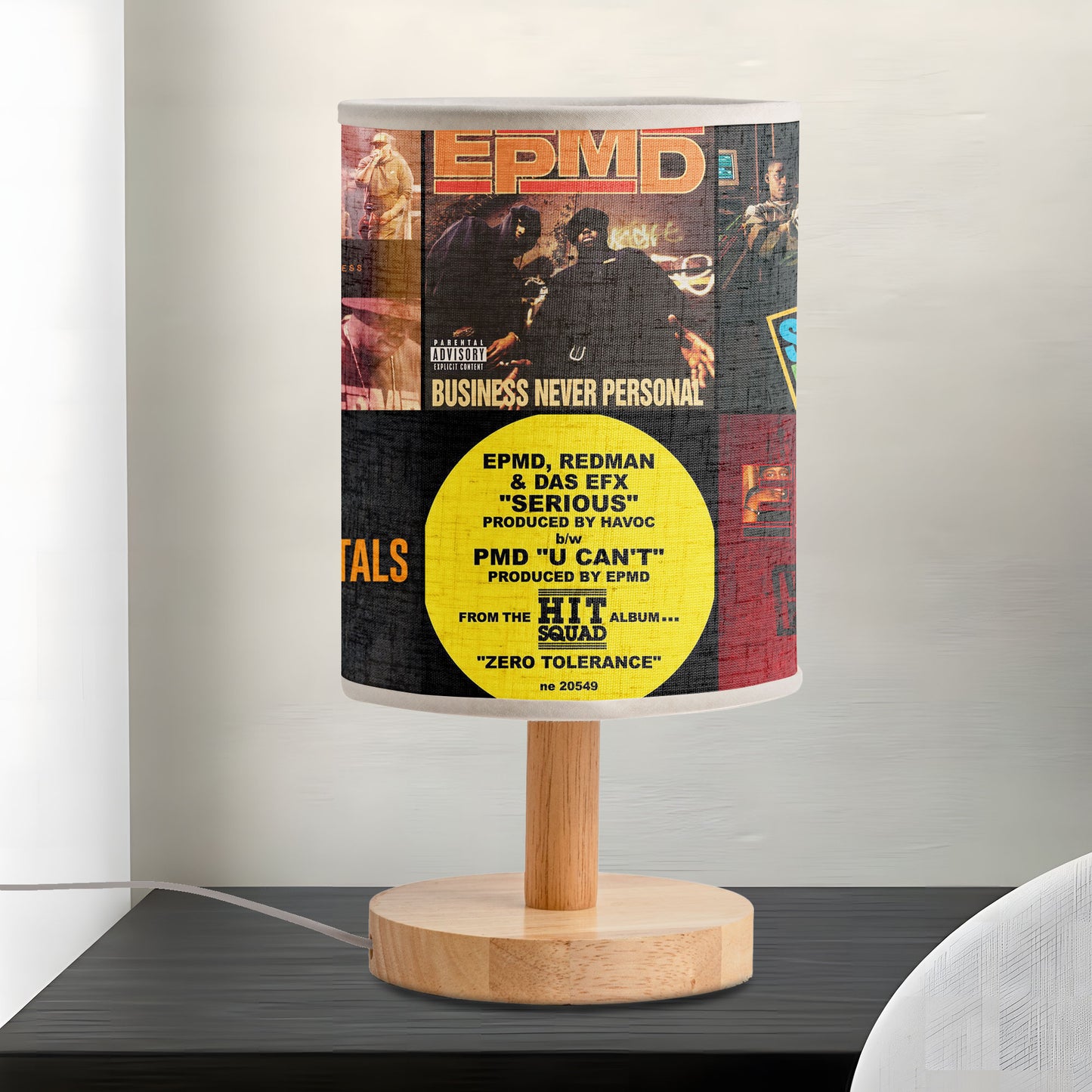 EPMD Fabric Lamp – Golden Age Hip-Hop Glow