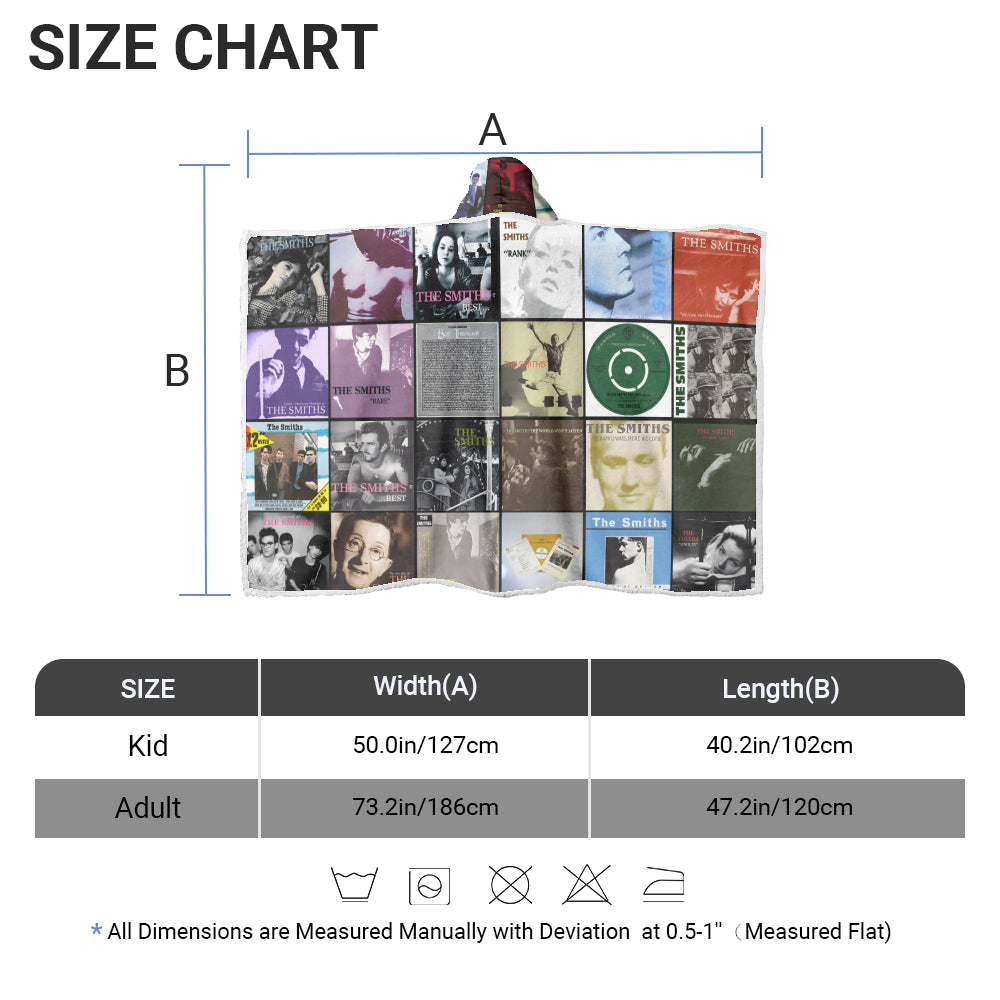 The Smiths Wearable Hooded Blanket
