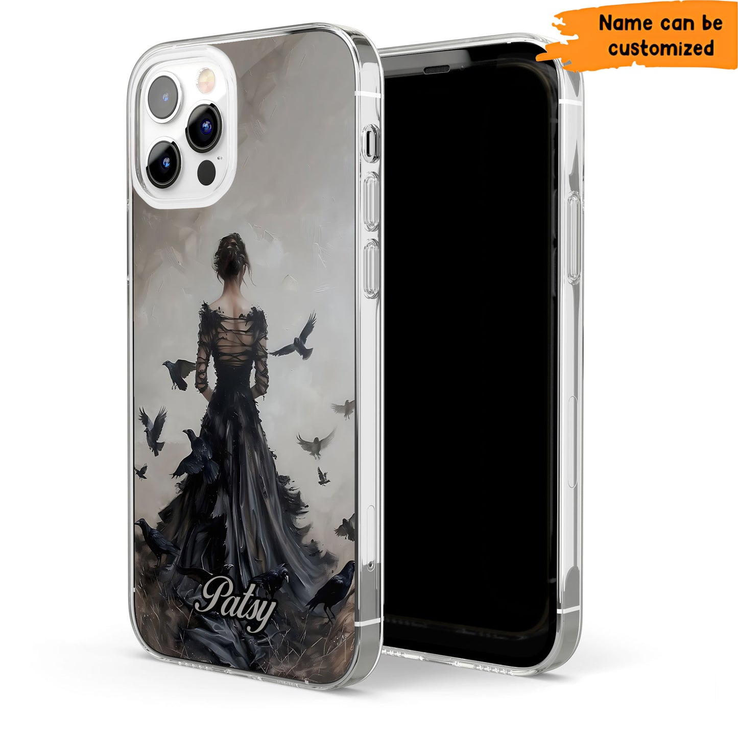 Lady of Ravens Phone Case – Gothic Poe Inspired
