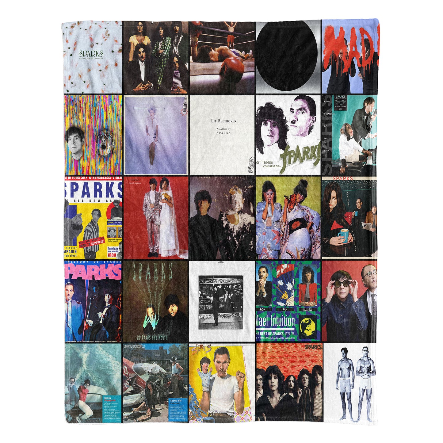 Sparks Sherpa Blanket – A Cozy Tribute to Iconic Art & Eccentric Style