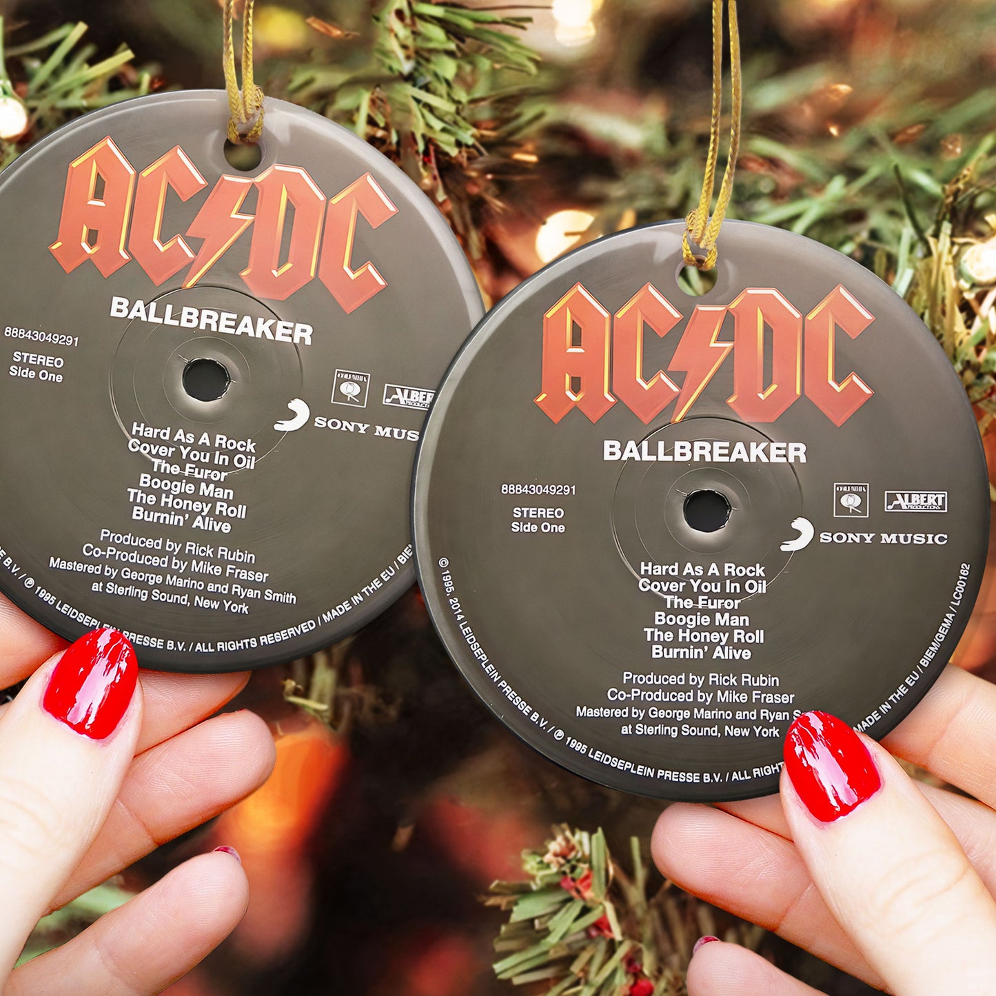 Ballbreaker Hard Rock Ceramic Ornament – Classic Album Cover Holiday Decoration