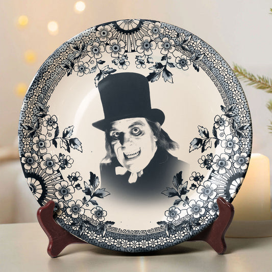 Ceramic Plate – The Man in the Beaver Hat from London After Midnight