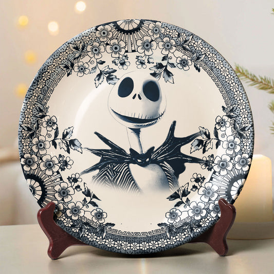 Jack Skellington Horror Ceramic Plate