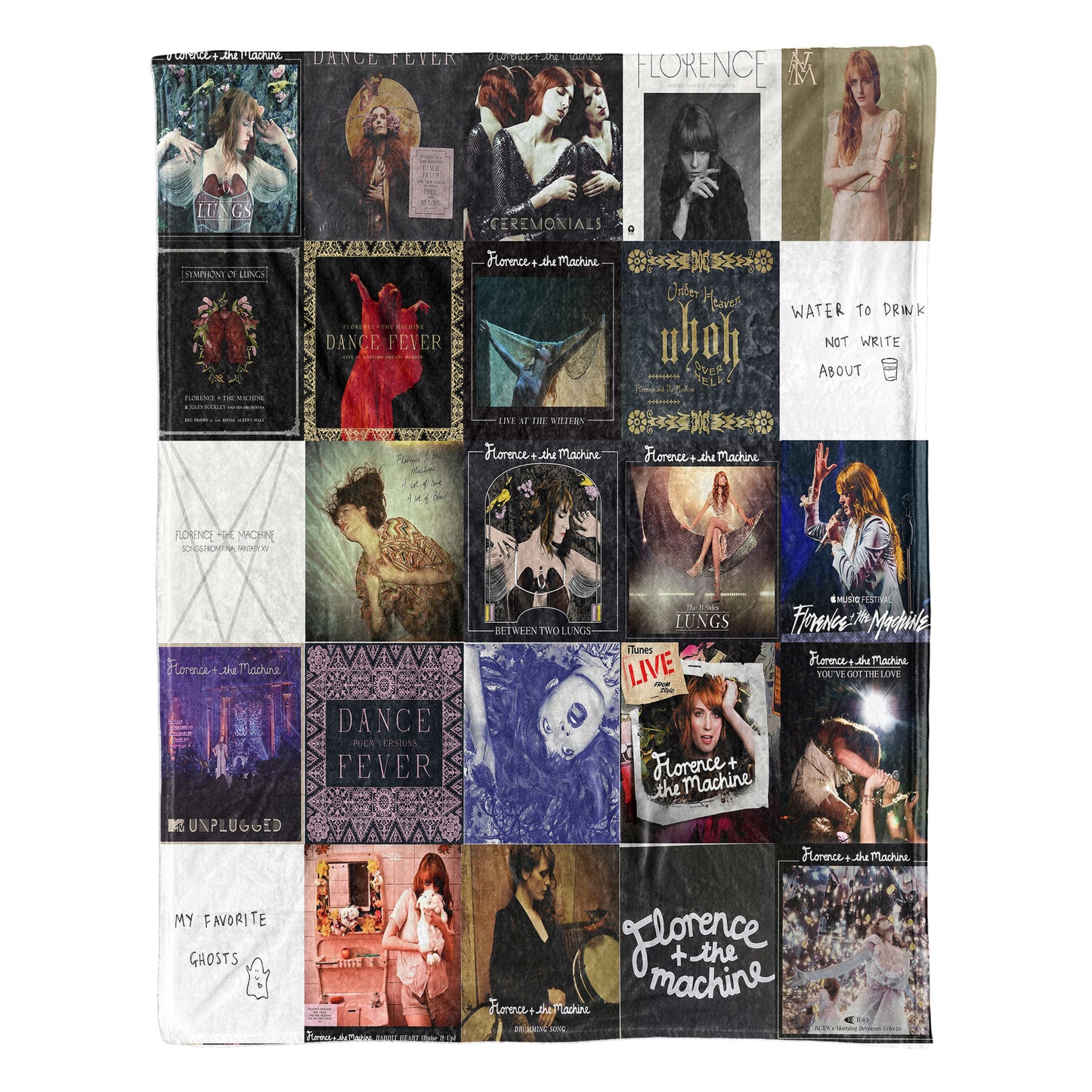 Florence - The Machine Sherpa Blanket – A Dreamy, Ethereal Album Art Tribute