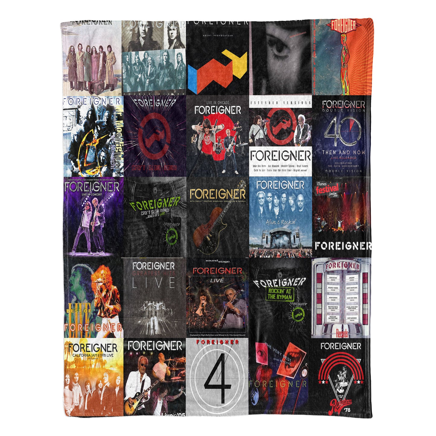 Foreigner Sherpa Blanket – A Rock Anthem Tribute for True Fans