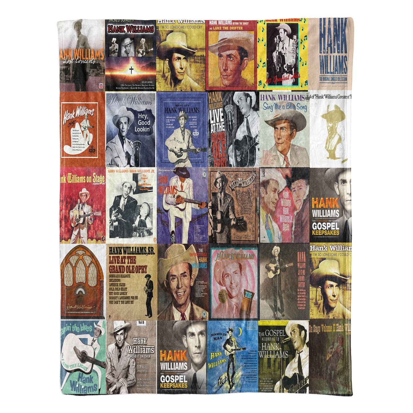 Hank Williams Sherpa Blanket – A Timeless Tribute to Country’s Heartfelt Pioneer