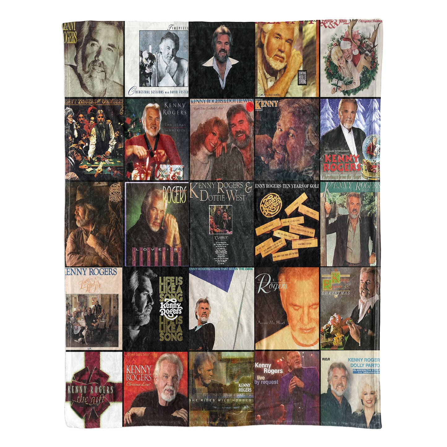 Kenny Rogers Sherpa Blanket – A Warm Tribute to Timeless Country Memories
