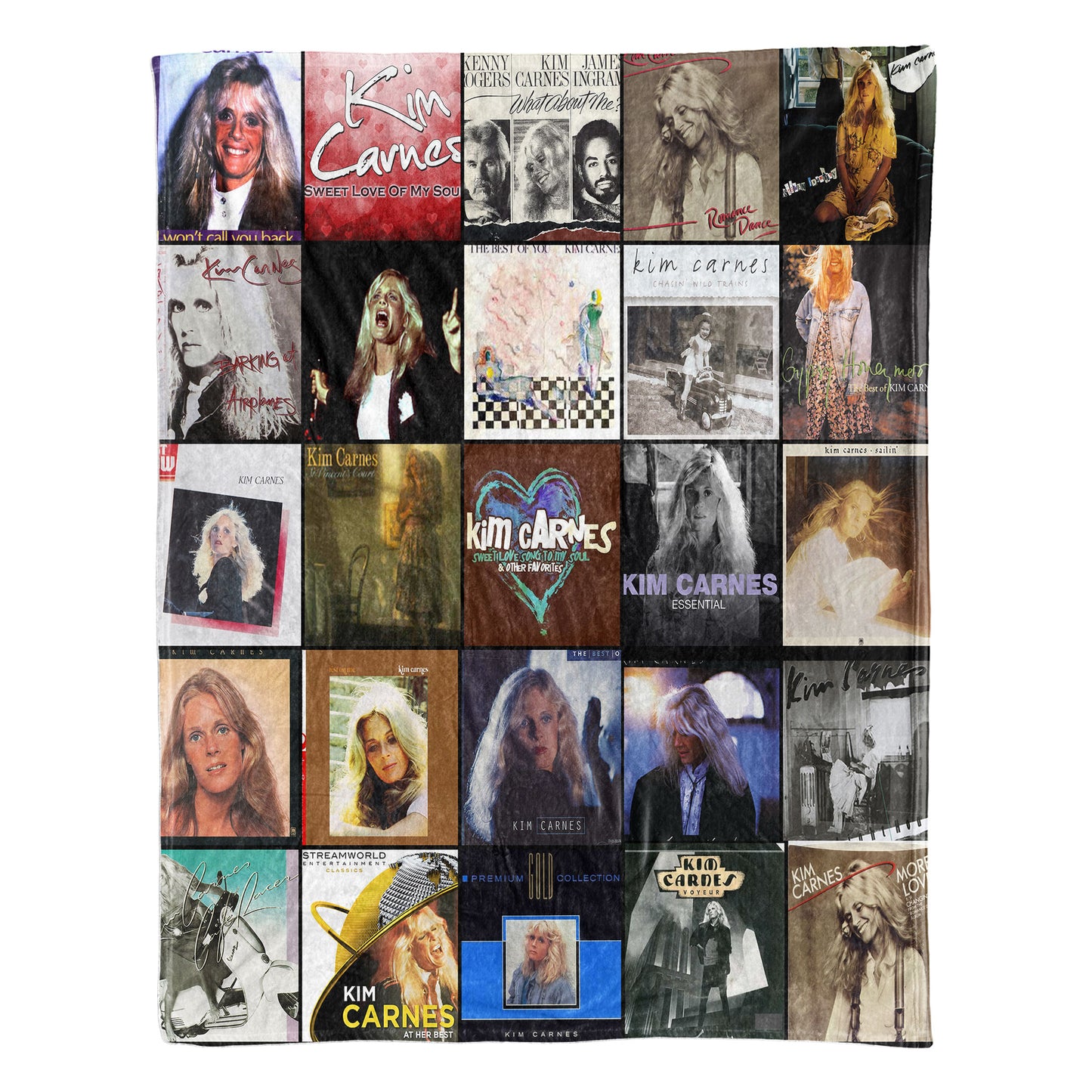 Kim Carnes Sherpa Blanket – A Retro Tribute to an Iconic Voice