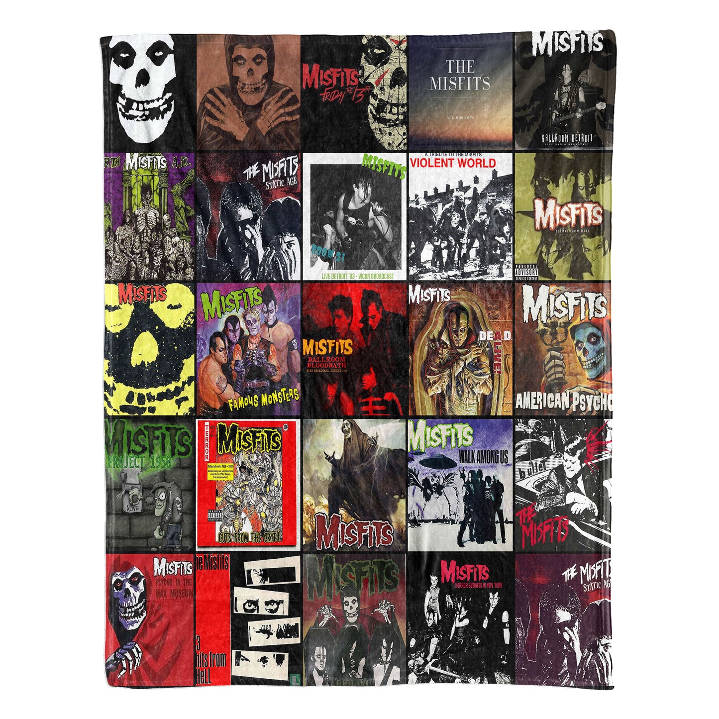 Misfits Sherpa Blanket – A Horror Punk Legacy for True Fans