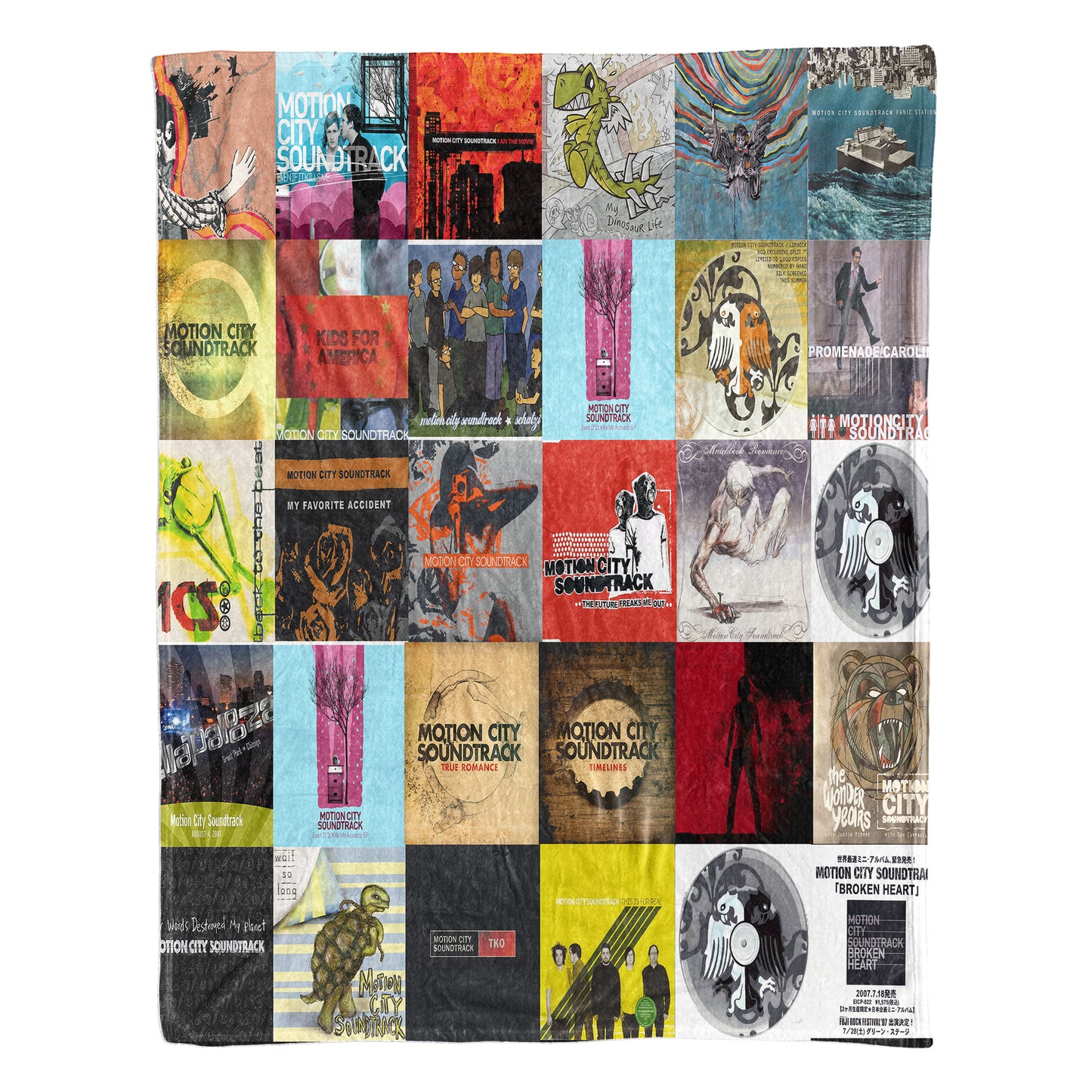 Motion City Soundtrack Sherpa Blanket – A Cozy Throwback for Pop-Punk Hearts