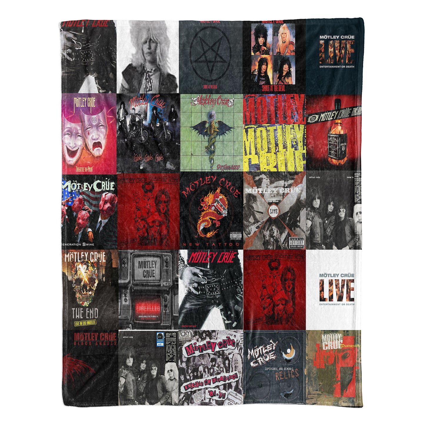 Mötley Crüe  Sherpa Blanket – Wild Energy for True Rock Rebels